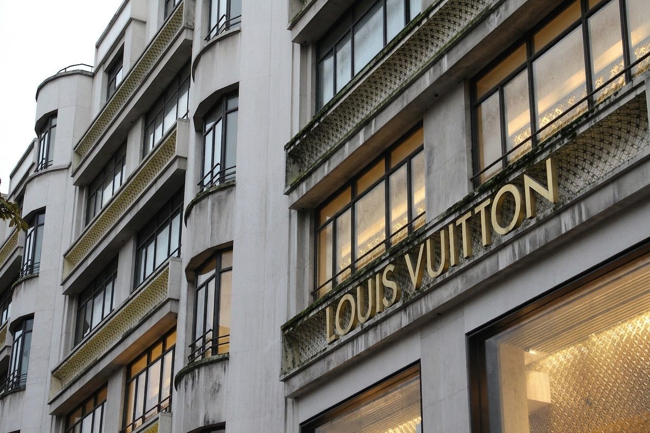 nettoyage façade commerce de luxe — avant nettoyage
